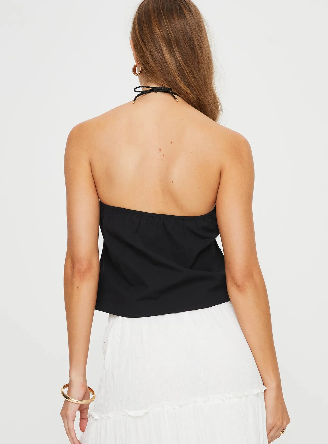 Annelyse Strapless Top Black