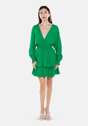 Long Lantern Sleeves Dress By Ruw