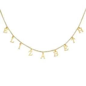 Personalize Your Initial Letters Necklace