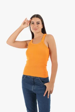 Plunge Round Neck Top